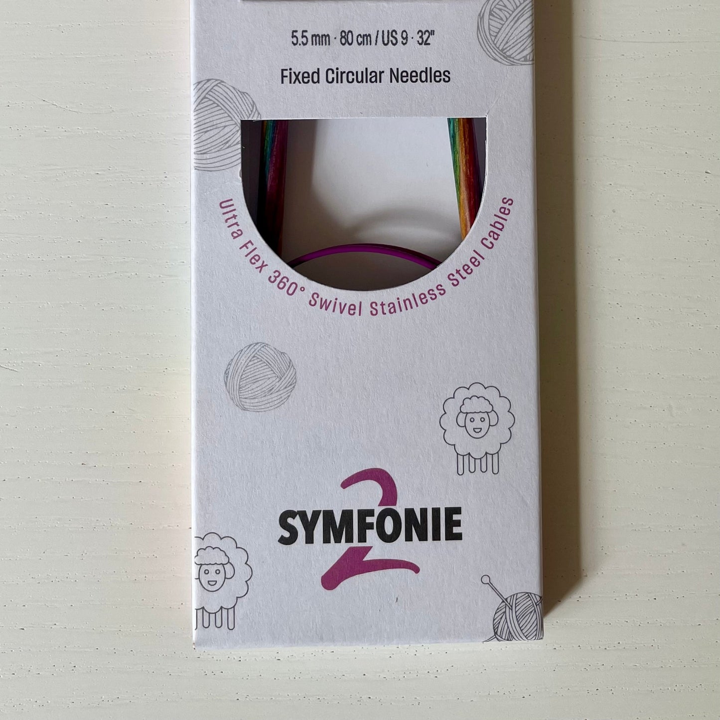 KnitPro Symfonie 2 Fixed Circular Needles