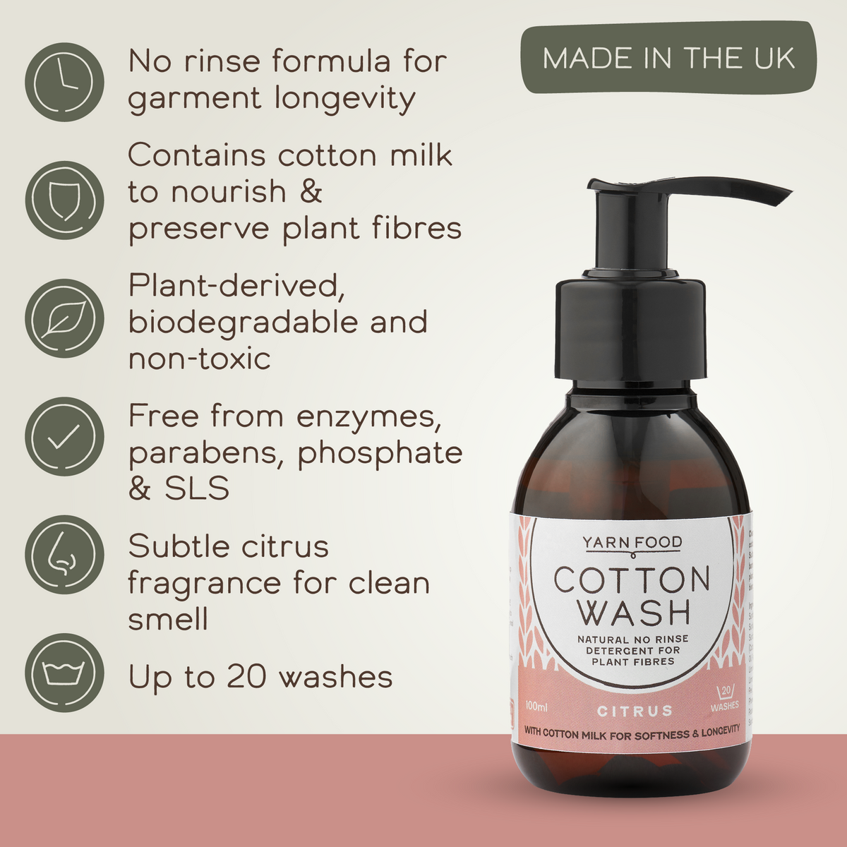 Yarn Food Cotton Wash