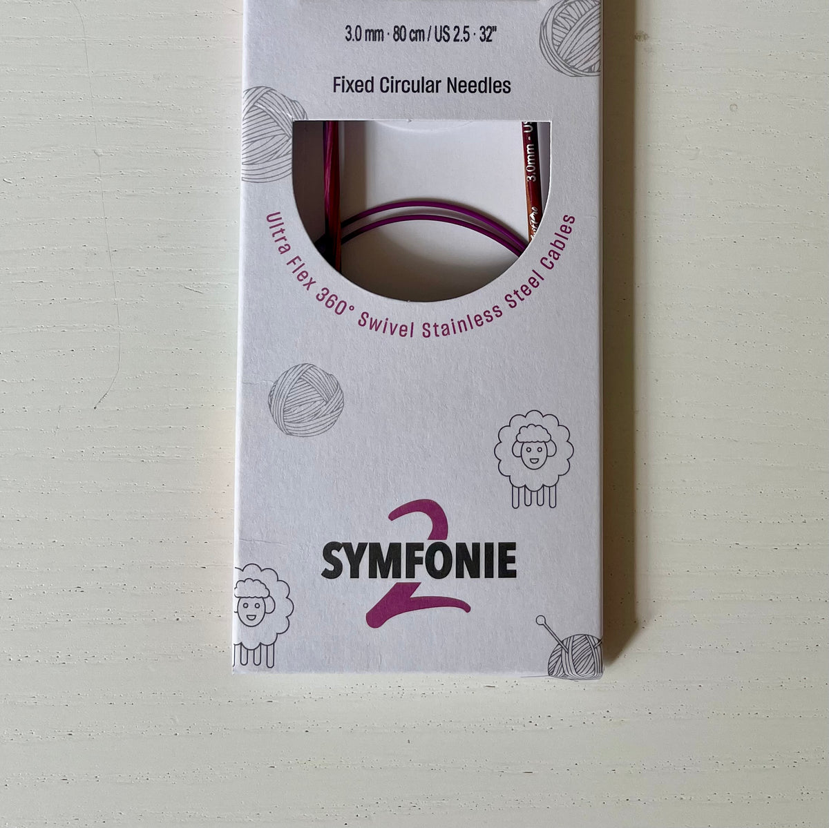 KnitPro Symfonie 2 Fixed Circular Needles